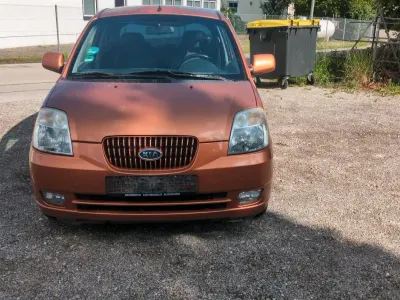 Gebraucht Kia Picanto EX 65 PS (47 kW) 2005 Orange Kleinwagen