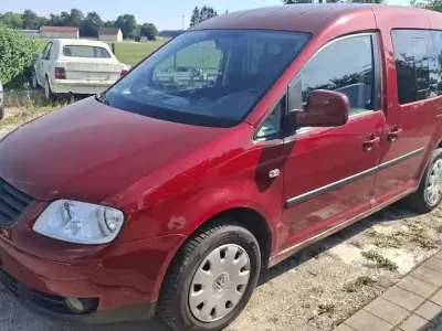 Gebraucht VW Caddy Life 105 PS (77 kW) 2007 Rot Van / Kleinbus