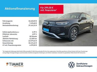 Gebraucht VW Tayron Life 150 PS (110 kW) 2025 Grenadillschwarz metallic SUV