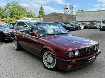 Gebraucht BMW 318 Cabriolet Sport Line 113 PS (83 kW) 1990 Weinrotmetallic Cabrio