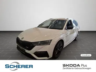 Gebraucht Skoda Octavia RS 245 PS (180 kW) 2024 Candyweiß Kombi