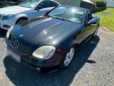 Gebraucht Mercedes SLK320 218 PS (160 kW) 2002 Schwarz Cabrio