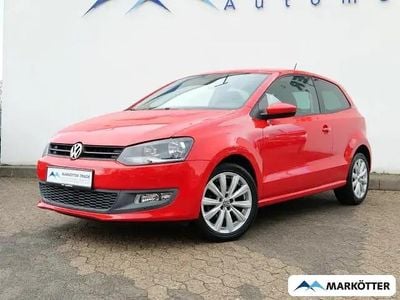 Brugt VW Polo Team 105 HK (77 kW) 2010 Rød Hatchback