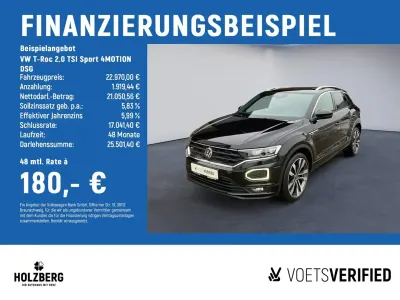 Gebraucht VW T-Roc Sportline 190 PS (139 kW) 2022 Schwarz SUV