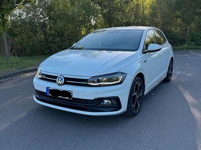 Usata VW Polo R-line 95 CV (69 kW) 2019 Bianco Utilitaria