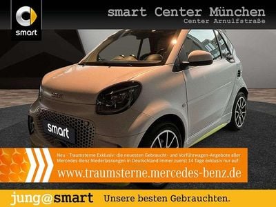 Moon white Gebraucht 2021 Smart ForTwo Electric Drive Brabus Cabrio | 17.990 € (Teuer)