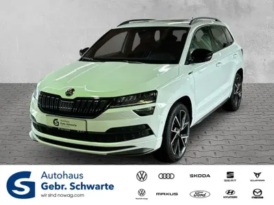 Gebraucht Skoda Karoq SportLine 150 PS (110 kW) 2022 Weiß SUV