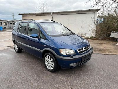 Brugt Opel Zafira 125 HK (91 kW) 2003 Blå MPV