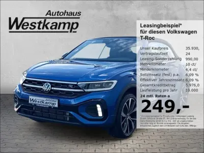 Gebraucht VW T-Roc Cabriolet Style 150 PS (110 kW) 2025 Ravennablau metallic Cabrio