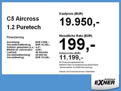 Gebraucht Citroën C5 Aircross Feel 131 PS (96 kW) 2024 Schwarz perla SUV