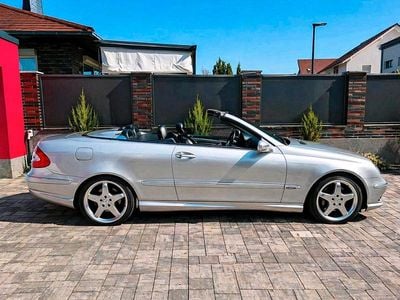 Brugt Mercedes CLK500 Avantgarde 306 HK (225 kW) 2003 Sølv Cabriolet