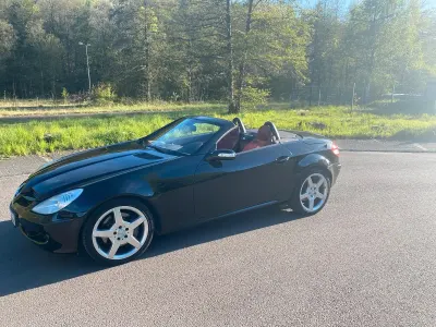 Gebraucht Mercedes SLK350 272 PS (200 kW) 2004 Schwarz Cabrio