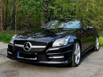 Gebraucht Mercedes SLK200 AMG line 184 PS (135 kW) 2012 Schwarz Cabrio