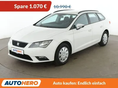 Gebraucht Seat Leon Reference 110 PS (80 kW) 2016 Weiß Kombi