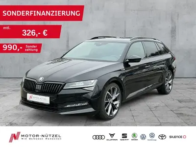 Używany Skoda Superb SportLine 200 KM (147 kW) 2021 Czarny Kombi