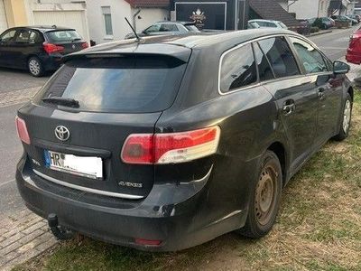 Black mica / ink Gebraucht 2009 Toyota Avensis Sol Kombi | 3.450 € (Teuer)