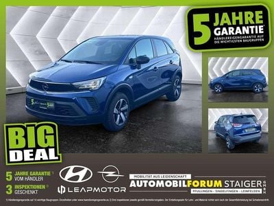 Gebraucht Opel Crossland X Edition 110 PS (80 kW) 2022 Nautic blau SUV