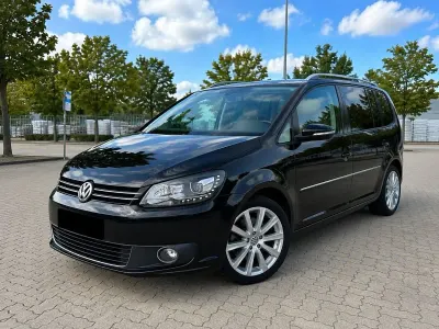 Gebraucht VW Touran Highline 170 PS (125 kW) 2011 Schwarz Van / Kleinbus
