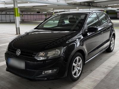 Gebraucht VW Polo Trendline 69 PS (50 kW) 2011 Schwarz Kleinwagen