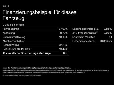 gebraucht Mercedes C300e T de Avantgarde