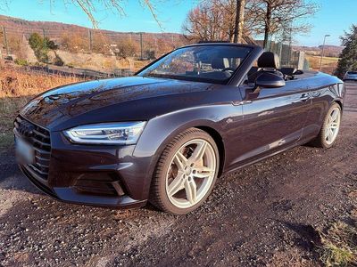 Gebraucht Audi A5 Cabriolet S-Line 252 PS (185 kW) 2017 Blau Cabrio