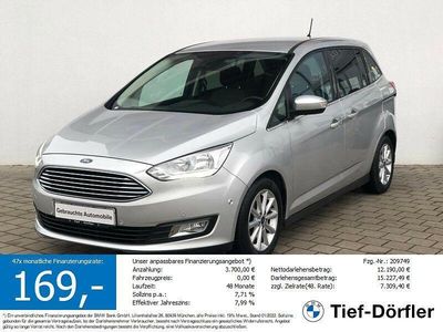 Gebraucht Ford Grand C-Max 150 PS (110 kW) 2017 Moondust silver Van / Kleinbus