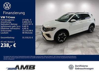 Gebraucht VW T-Cross R-line 150 PS (110 kW) 2025 Pure white SUV