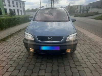 Brugt Opel Zafira 116 HK (85 kW) 1999 Blå MPV