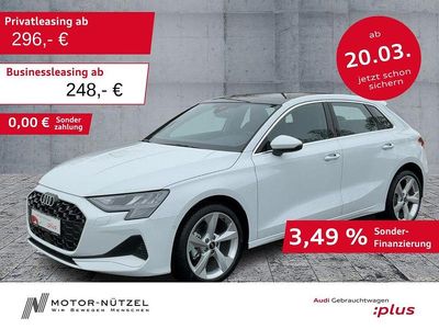 Gebraucht Audi A3 Advanced 116 PS (85 kW) 2025 Gletscherweiß metallic Limousine