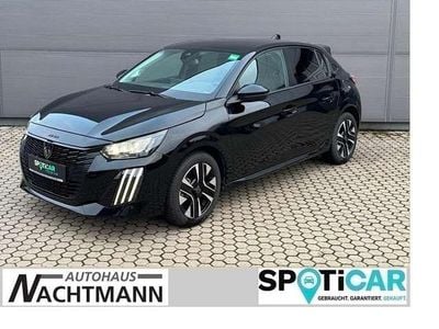 Schwarz Gebraucht 2024 Peugeot 208 Allure Kleinwagen | 18.450 € (Fairer Preis)
