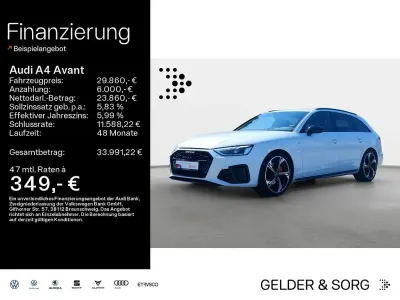 Gebraucht Audi A4 Competition 204 PS (150 kW) 2023 Gletscherweiß metallic Kombi