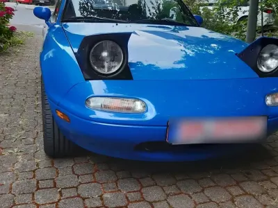 Gebraucht Mazda MX5 116 PS (85 kW) 1990 Blau Cabrio
