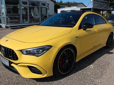 Usata Mercedes CLA45 AMG AMG 421 CV (309 kW) 2020 Giallo Berlina