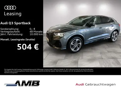 Gebraucht Audi Q3 Sportback S-Line 150 PS (110 kW) 2022 Daytonagrau perleffekt SUV