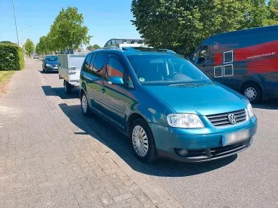 Gebraucht VW Touran Highline 105 PS (77 kW) 2003 Blau Van / Kleinbus