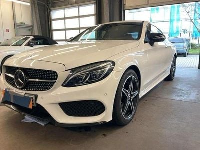 Gebraucht Mercedes C200 AMG line 184 PS (135 kW) 2017 Weiß Coupé
