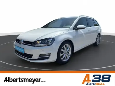 Gebraucht VW Golf VII Highline 122 PS (89 kW) 2014 Weiß Kombi