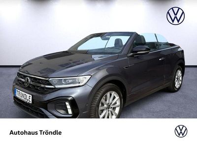 Gebraucht VW T-Roc Cabriolet R-line 150 PS (110 kW) 2022 Silber Cabrio