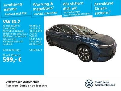 Gebraucht VW ID.7 Pro 210 kW (286 PS) 2025 8h aquamarinblau metallic SUV