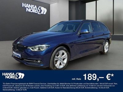 Usata BMW 320 Sport Line 190 CV (139 kW) 2019 Blu Station wagon