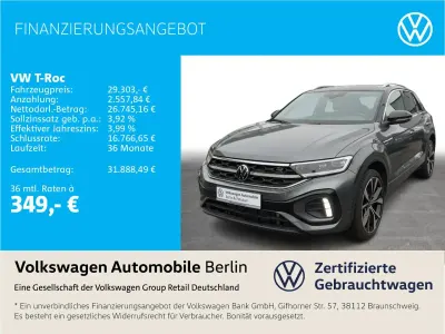 Brugt VW T-Roc R-line 150 HK (110 kW) 2023 Grå SUV