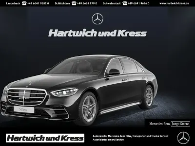 Gebraucht Mercedes S450 AMG line 381 PS (280 kW) 2025 Obsidianschwarz  lack Limousine