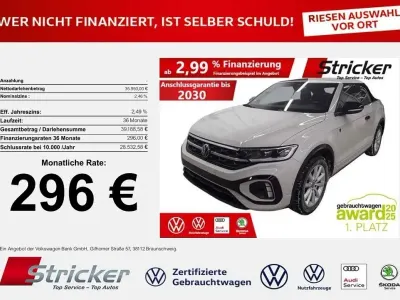 Gebraucht VW T-Roc Cabriolet Karmann 150 PS (110 kW) 2025 Ascotgrau Cabrio