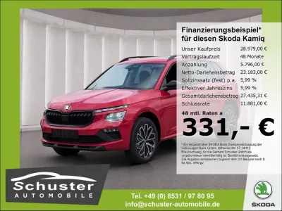 Neu Skoda Kamiq 116 PS (85 kW) 2026 Schwarz SUV