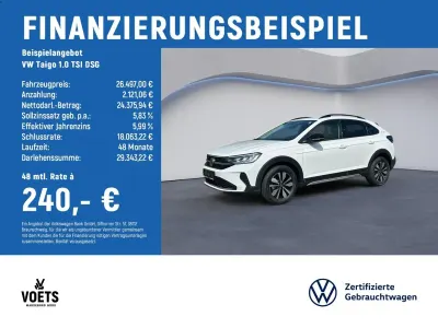 Gebraucht VW Taigo Goal 116 PS (85 kW) 2025 Weiß SUV