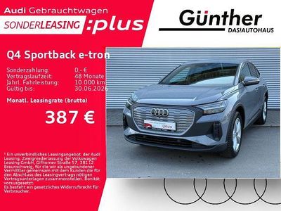 Gebraucht Audi Q4 Sportback e-tron Ambiente 150 kW (204 PS) 2025 Kieselgrau SUV