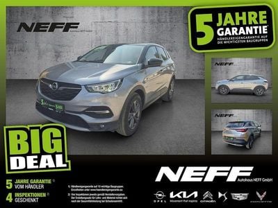 Gebraucht Opel Grandland X Design Edition 131 PS (96 kW) 2021 Kontrast grau/quarz silber SUV