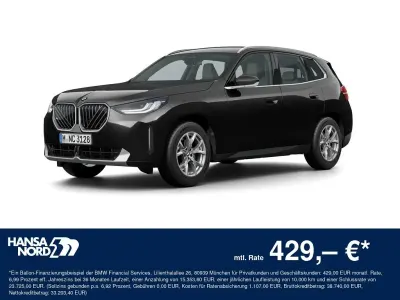 Brugt BMW X3 Sport Line 208 HK (152 kW) 2025 Sort SUV