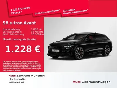 Gebraucht Audi S6 e-tron Sport 369 kW (503 PS) 2026 Schwarz Kombi