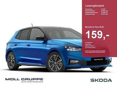Nuova Skoda Fabia Monte Carlo 150 CV (110 kW) 2026 Blu Utilitaria